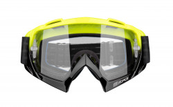Ochelari Force GRIME negru-fluo lentile transparente + 10 tear offs - Img 4