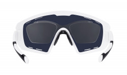 Ochelari Force Ombro Plus, lentila rosie, alb mat - Img 2