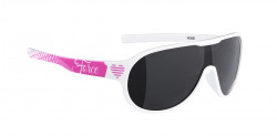 Ochelari Force Rosie, lady/junior, lentila neagra, alb/roz - Img 3