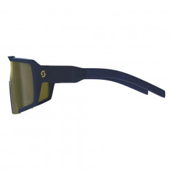 Ochelari soare SCOTT Shield Compact Submariner Blue-Gold Chrome