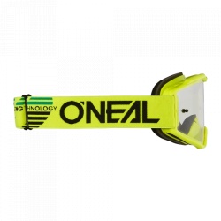 OCHELARI TIP GOGGLE O'NEAL SOLID B-10 NEON YELLOW - Img 2