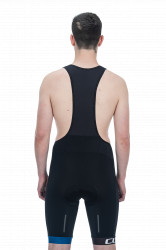 Pantaloni CUBE Teamline Bib Shorts Black Blue - Img 3