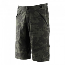 Pantaloni Scurti Bicicleta Troy Lee Designs Flowline Camo Green