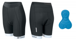 Pantaloni scurti cu bazon Force Kid negru/alb