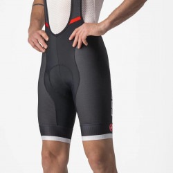 Pantaloni scurti cu bretele CASTELLI Competizione KIT Negru-Gri