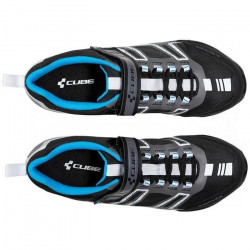 Pantofi Ciclism CUBE All Mountain Black White Grey - Img 3