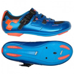 Pantofi Ciclism CUBE Road Pro Blue Flashred - Img 2