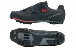 Pantofi Ciclism CUBE Shoes MTB Peak Black Red - Img 3