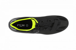 Pantofi ciclism FLR F-11 Pro Road - Negru-Galben Neon