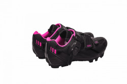 Pantofi ciclism FLR F-65 III Elite MTB - Negru Roz