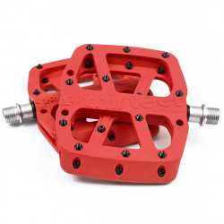 Pedale platforma E*THIRTEEN Base 100x110 mm MTB Rosu