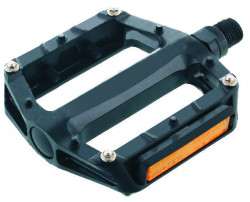 Pedale Policarbonat ZERAY ZP-870 Negru 9/16"