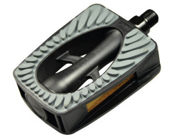 Pedale Union PP negre anti-alunecare filet 9/16 pe carton