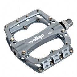 Pedale Wellgo B030 Gri anodizat 396gr