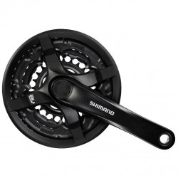 Pedalier Shimano Tourney FC-TY501, 42/34/24T 175mm cu CG