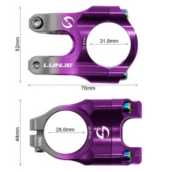 Pipa EWPM-003 31.8mm mov/gri - Img 3