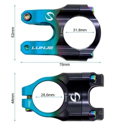 Pipa EWPM-003 31.8mm negru/albastru - Img 3