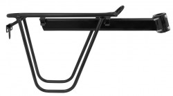 Portbagaj bicicleta FORCE prindere tija de sa Negru Aluminiu