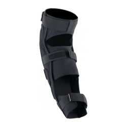 Protectii Genunchi Alpinestars A-Impact Plasma Pro Knee Shin Protector Black White XL - Img 2