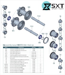 Set Butuci Boost SXT180-R97 -32H -Albastru - Img 6