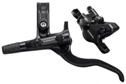 Set frana biciclete MTB Shimano DEORE BL-M4100+BR-MT420/410 4 pistoane fata 2 pistoane VRAC spate - Img 4
