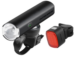 SET LUMINI DE BICICLETA KROSS BLADE FAR STOP 1500lmn USB-C