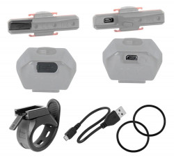 Set lumini fata+spate FORCE GLARE USB