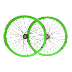 Set Roti Single Speed/Fixie SXT 700-32H 40 mm Verde - Img 2