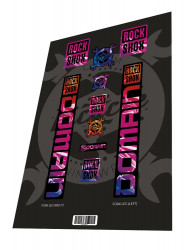 Set stickere adezive furca ROCKSHOX Domain Plastic Gradient 2023