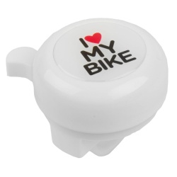 Sonerie Metal M-WAVE BELL 3D I Love my Bike - Img 5