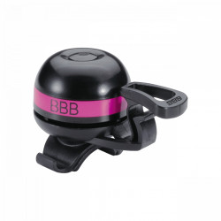 Sonerie pentru bicicleta BBB-14 Easyfit negru-portocaliu/galben/magenta
