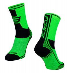 Sosete Force Long Plus verde/negru/alb S-M