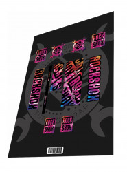 Stickere adezive amortizor ROCKSHOX Super Deluxe Ultimate Plastic Gradient 2020