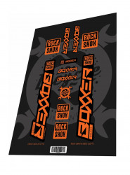 Stickere adezive furca ROCKSHOX Boxxer Select RC Orange 2022