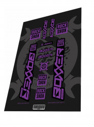 Stickere adezive furca ROCKSHOX Boxxer Select RC Purple 2022