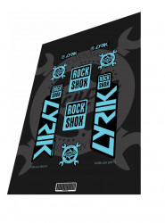 Stickere adezive furca ROCKSHOX Lyrik Baby Blue 2019