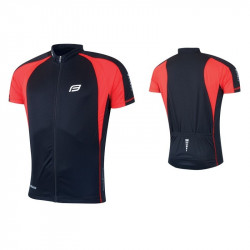 Tricou ciclism Force T10 negru/rosu M