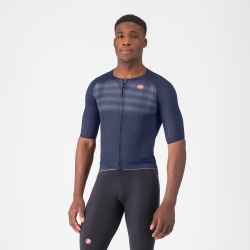 Tricou cu maneca scurta Castelli Aero Race 8S, pentru barbati, albastru belgian, XXL