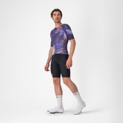Tricou cu maneca scurta Castelli Aero Race 8s, pentru barbati, rosa giro/night shade XXL - Img 2