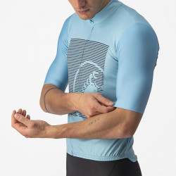Tricou cu maneca scurta Castelli Bagarre Bleu - Img 3