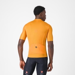 Tricou cu maneca scurta Castelli Entrata Apex, pentru barbati, portocaliu/albastru M - Img 2