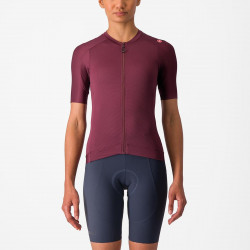 Tricou cu maneca scurta Castelli Espresso W, de dama, Visiniu, M