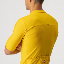 Tricou cu maneca scurta Castelli Prologo 7 Galben/Antracit/Kaki - Img 4