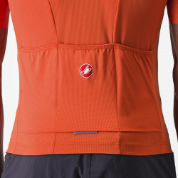 Tricou cu maneca scurta Castelli Unlimited Entrata 2, Portocaliu, XXXL - Img 4