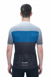 Tricou CUBE Teamline CMPT S/S Black/Blue/Grey - Img 3