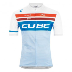 Tricou CUBE Teamline Jersey Competition S/S White Blue Red