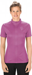Tricou CUBE Tour Core WS Jersey Full Zip S/S Violet 