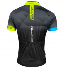 Tricou Force Best maneci scurte negru/fluo - Img 2