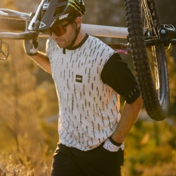 Tricou Leatt MTB Trail 3.0 Trails White L - Img 3