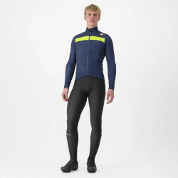 Tricou maneca lunga CASTELLI Puro 3 FZ Belgian Blue Yellow Fluo Reflex